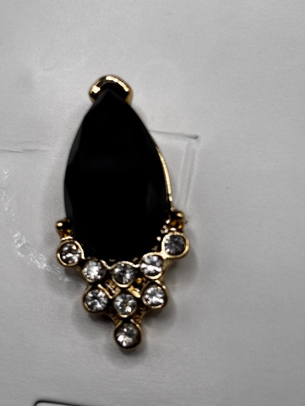 Lia Sophia Teardrop Crystal Earrings NWT